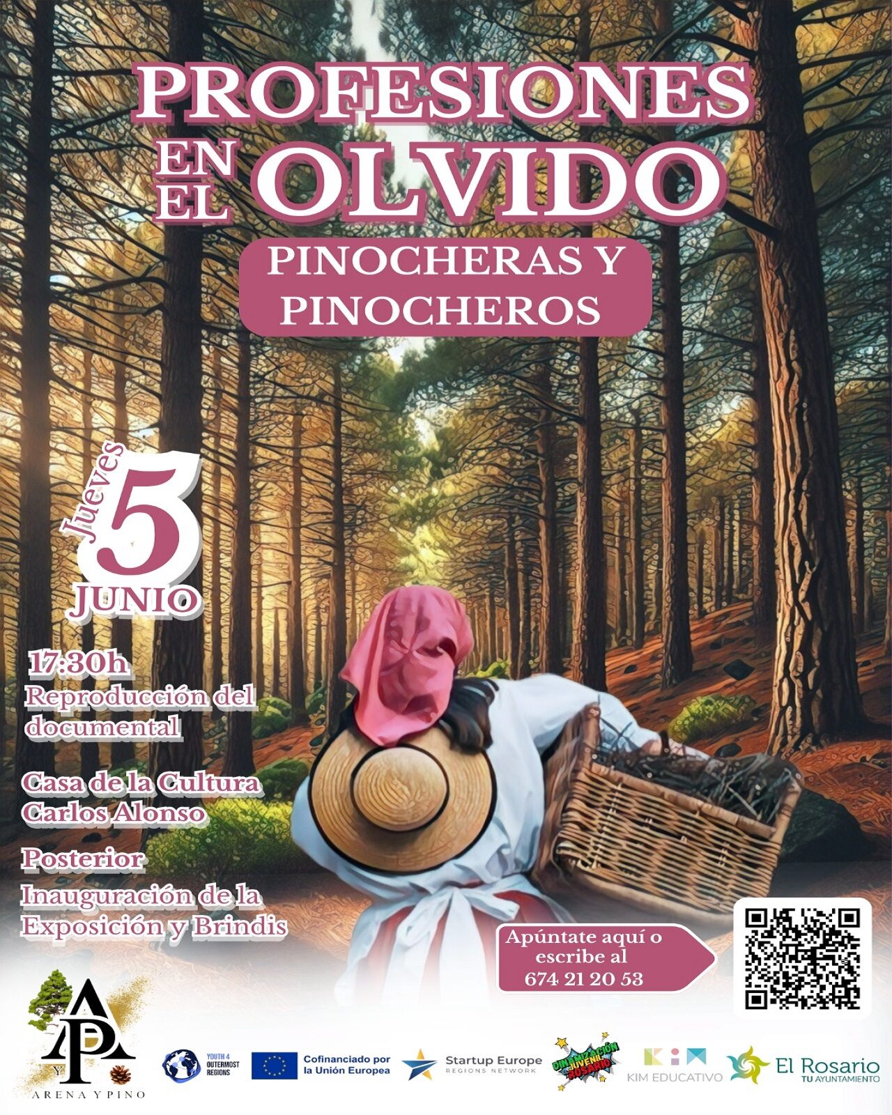 Cartel Profesiones en el Olvido