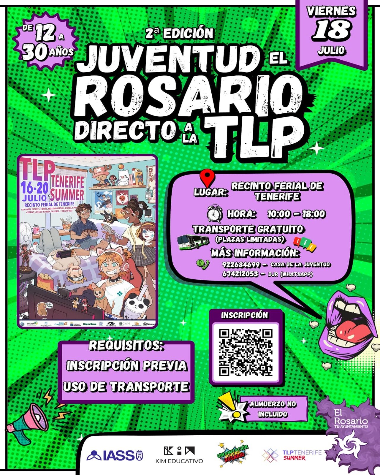 Cartel II Edición Juventud a la TLP