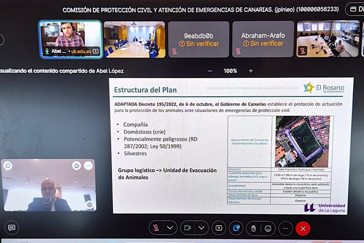 Captura reunión Comisión de Emergencias