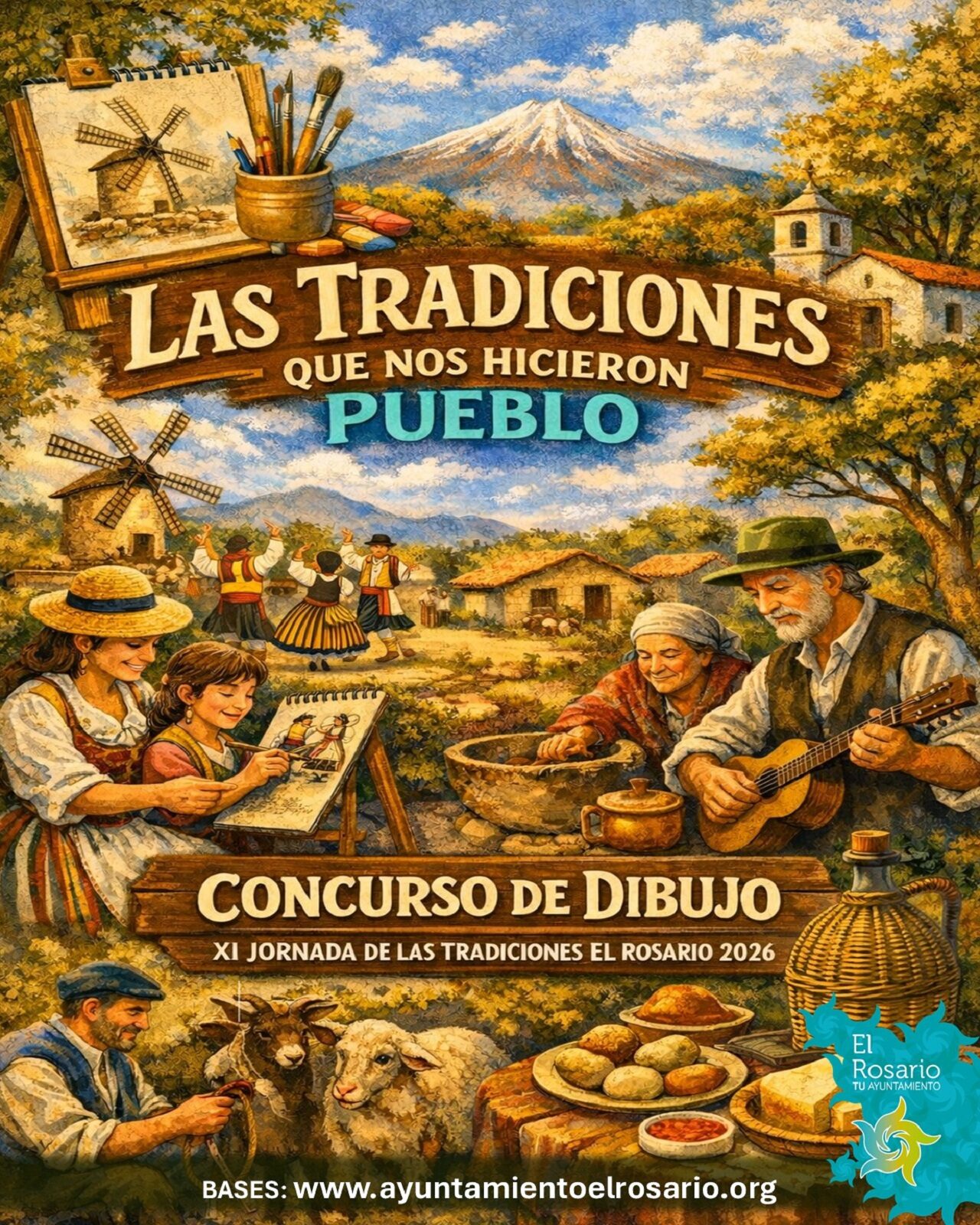 Cartel XI Concurso Dibujo Día de las Tradiciones
