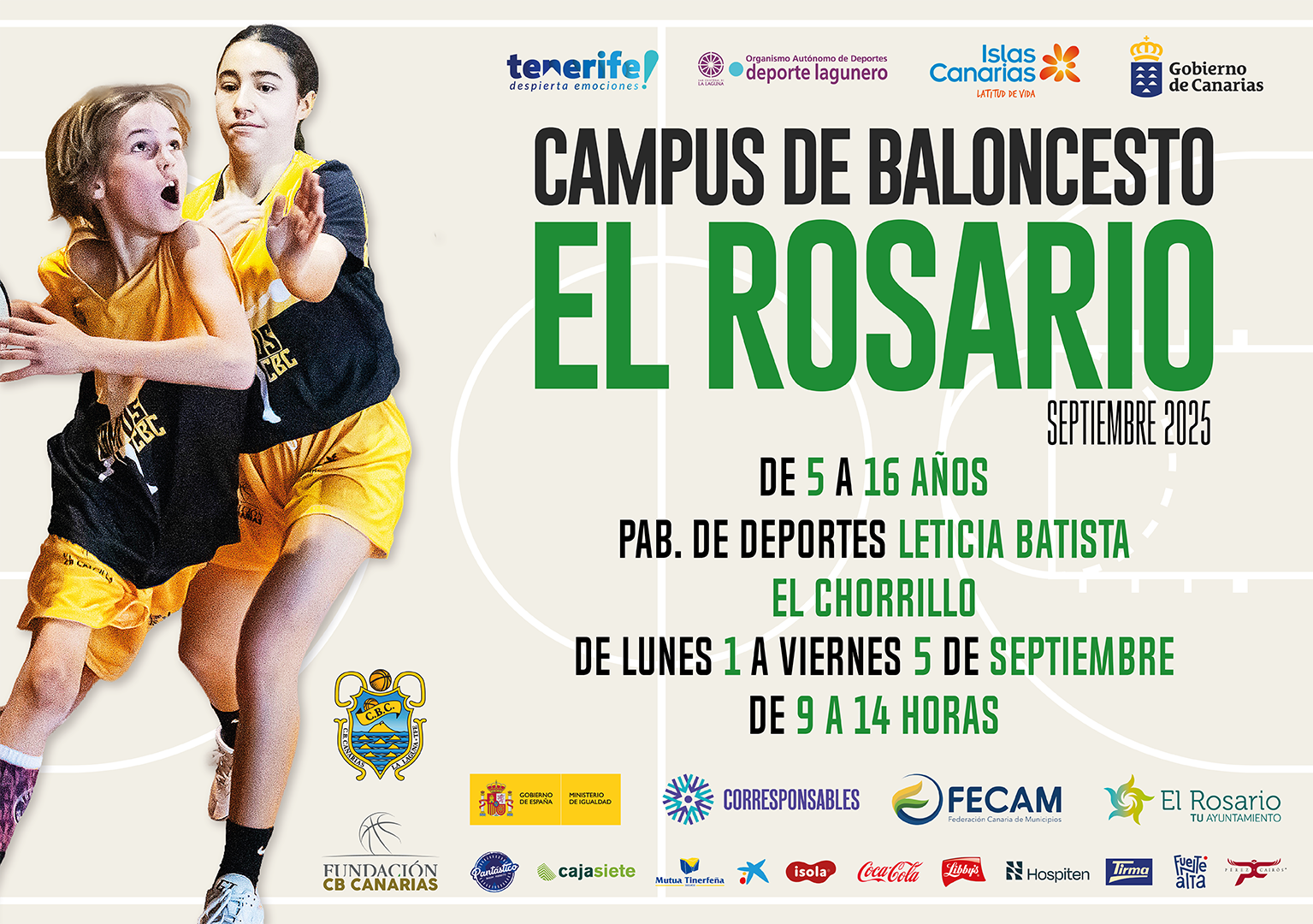 Cartel Campus CB Canarias El Rosario