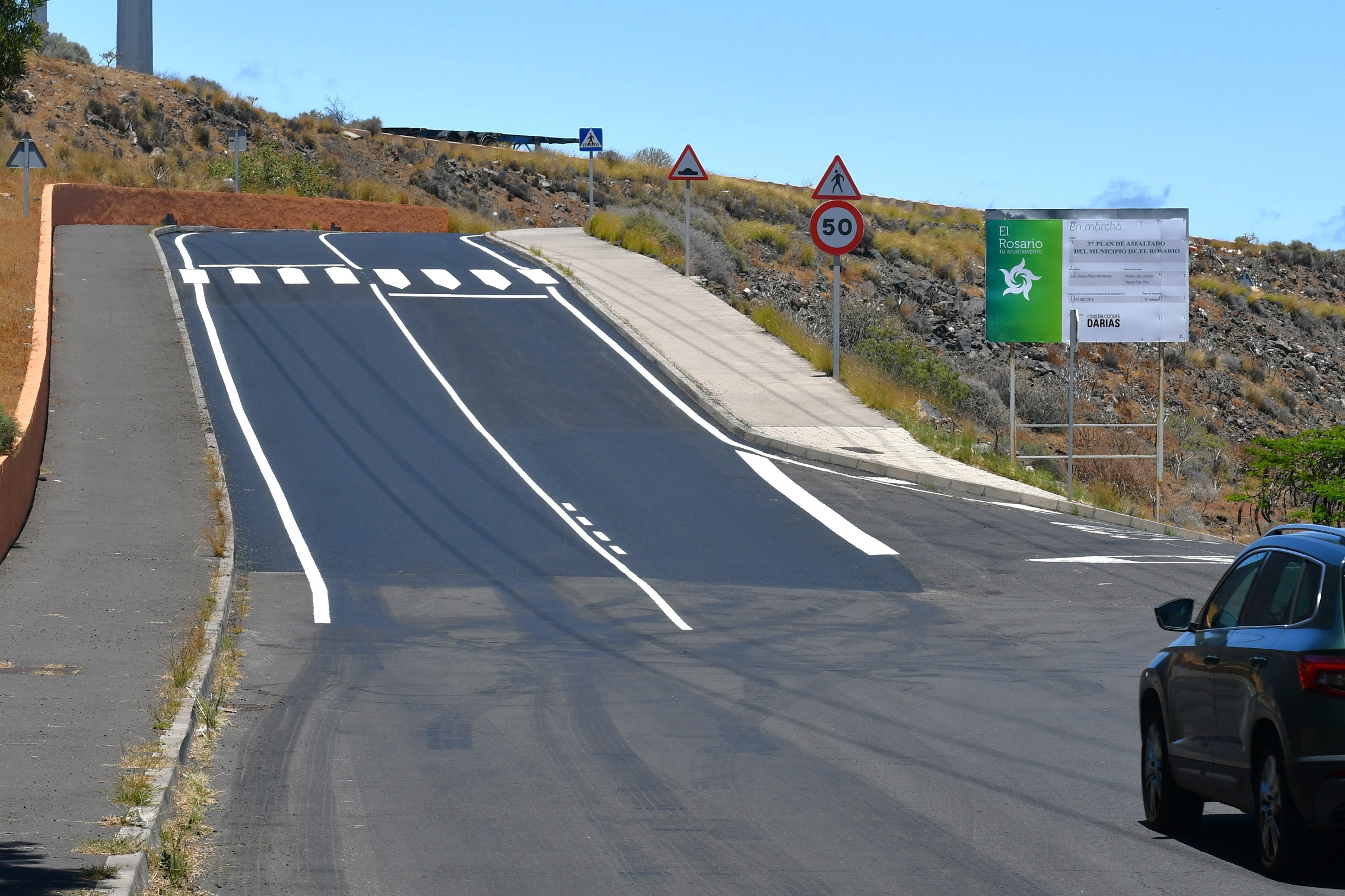 Asfaltado carretera de acceso a Costanera (3)
