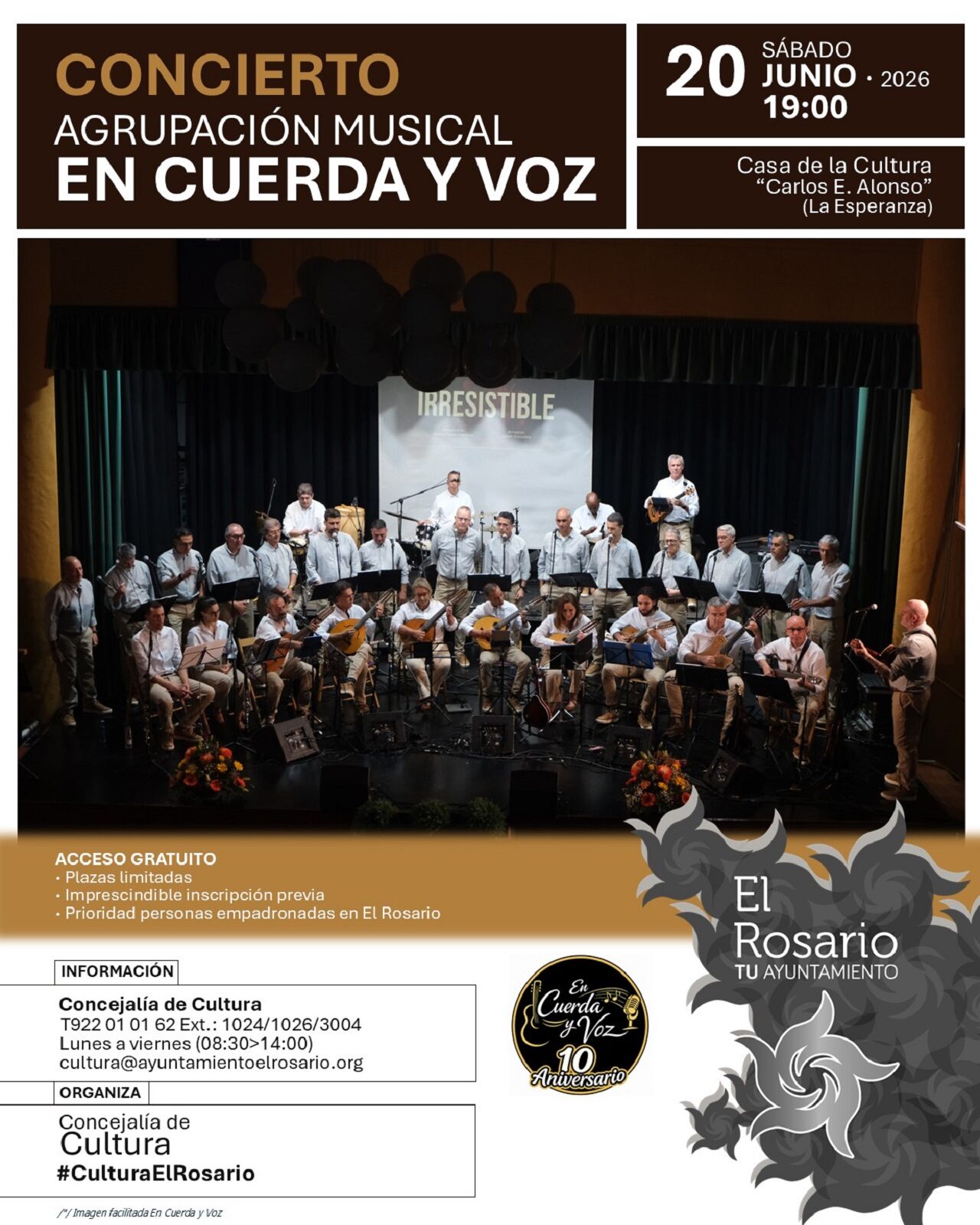 CONCIERTO EN CUERDA Y VOZ 20.06.2026 10 años