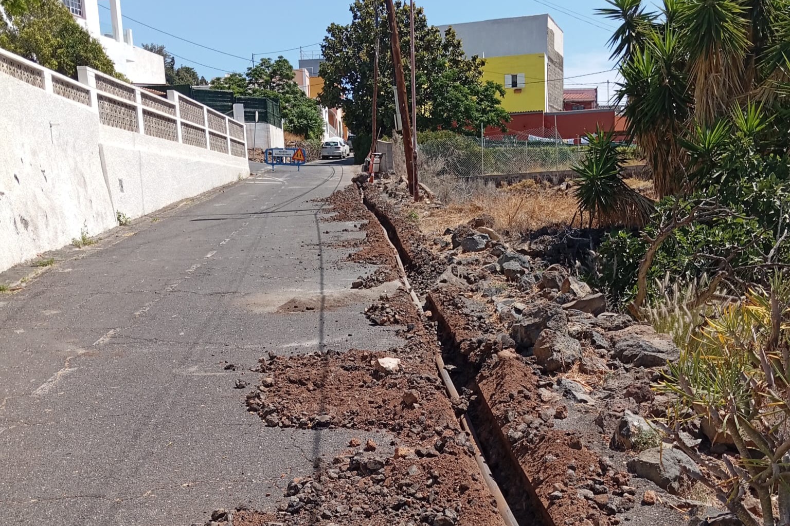 Obras sustitución redes de agua (2)