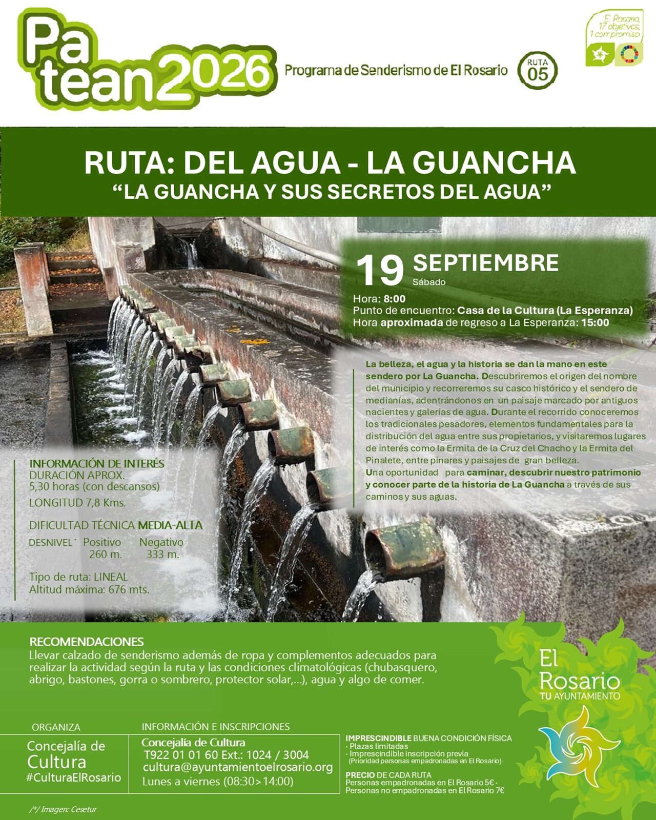 PROPUESTA CARTEL RUTA 5 PATEAN2026. SÁBADO 19.09.2026