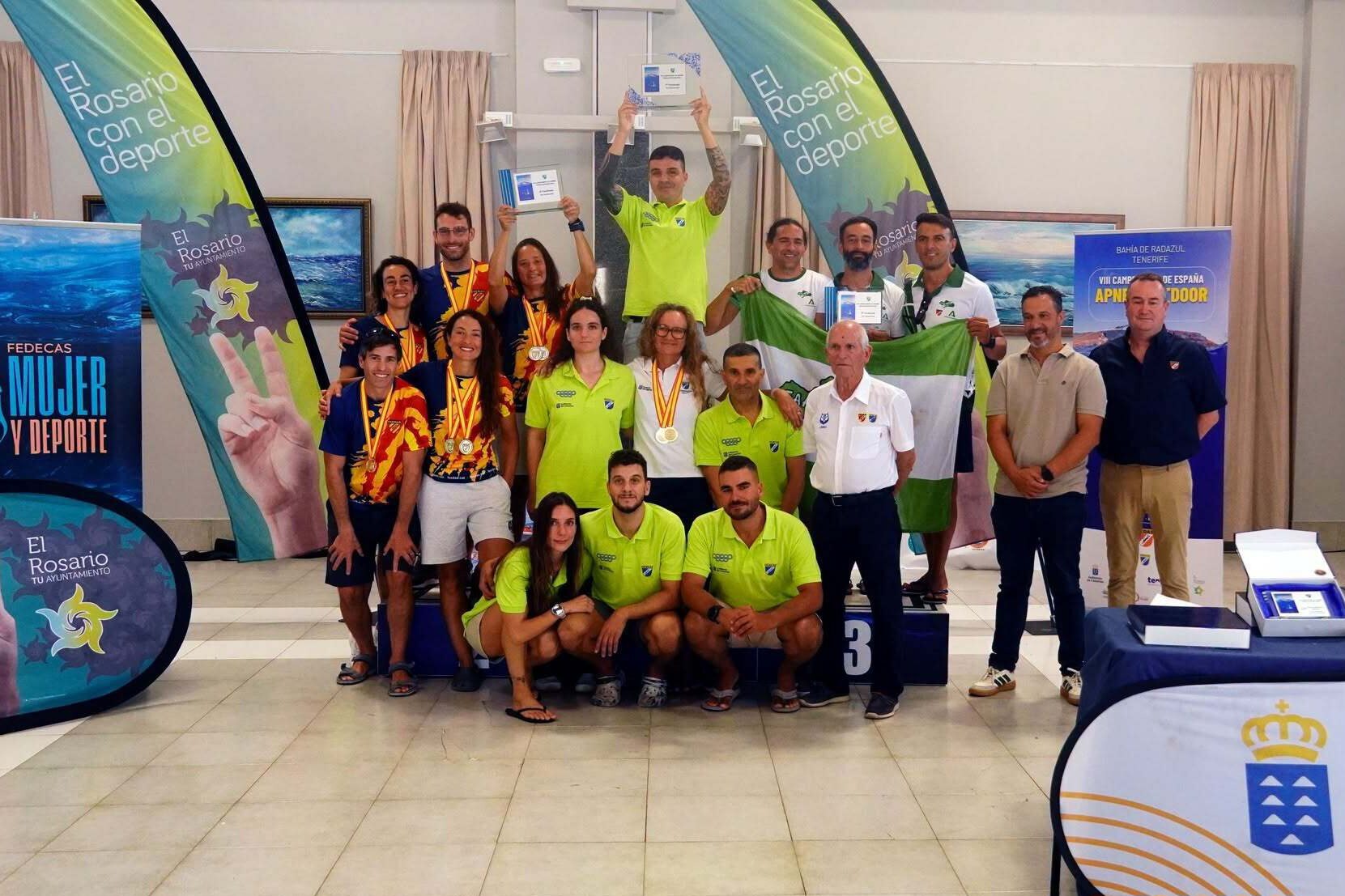 Premiados VIII Campeonato de España de Apnea Outdorr