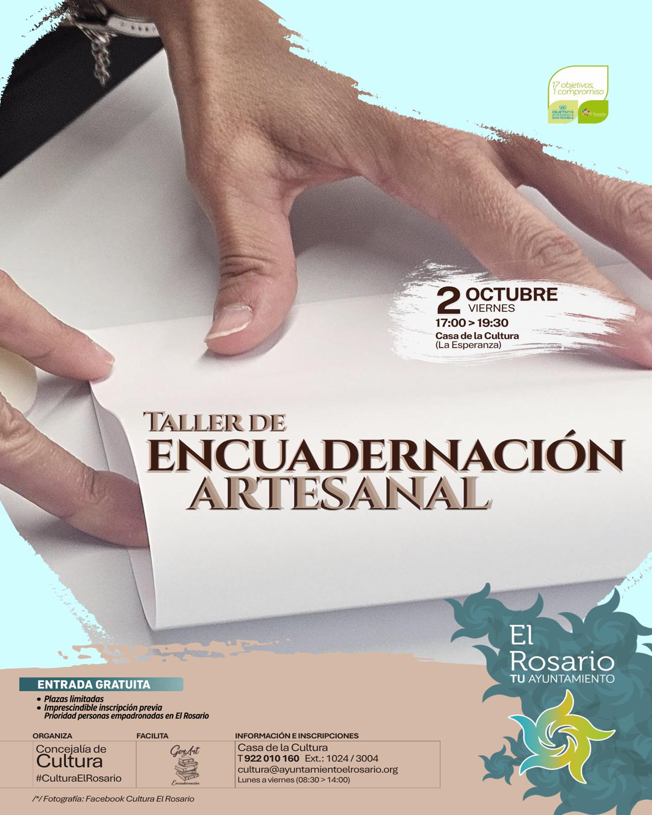 TALLER DE ENCUADERNACIÓN ARTESANAL 02.10.26