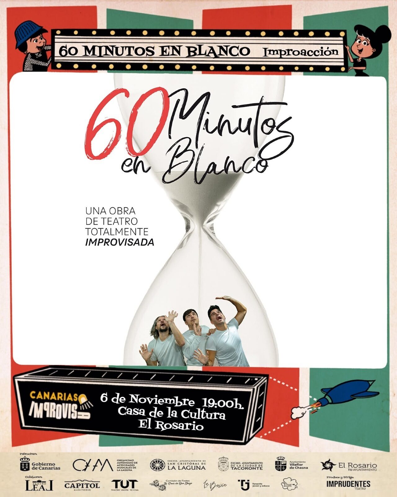Cartel Teatro Improvisación