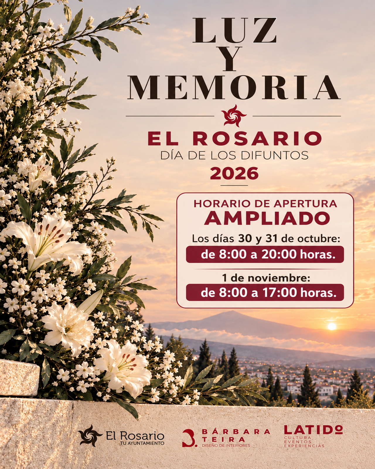 Luz y memoria al atardecer